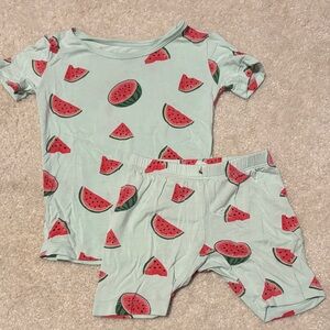 Kyte BABY Watermelon Print Kids Pajama Set